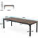 200cm W Metal Base Computer Desk