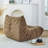Bean bag Chair with button tufted back-1016822130