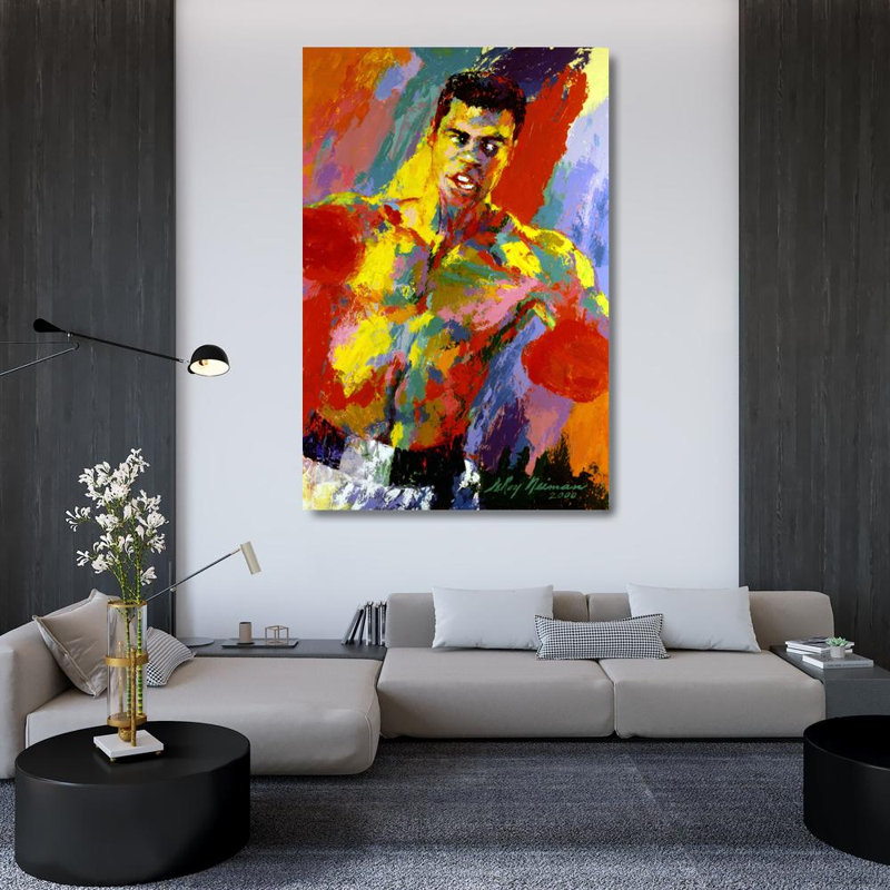 Muhammad Ali, 48" H x 32" W