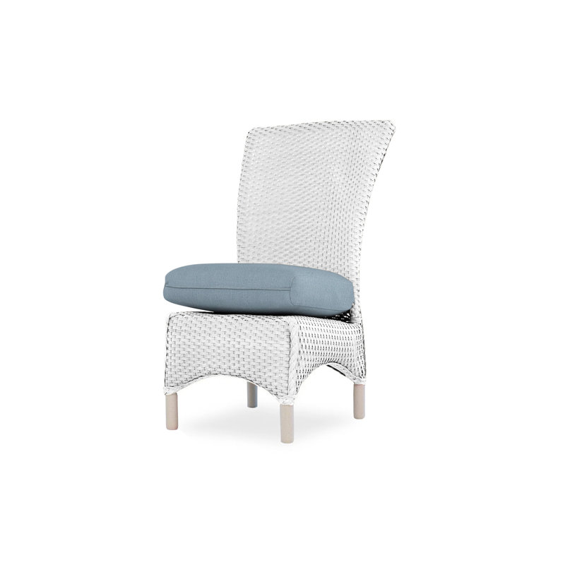Mandalay Outdoor Dining Armchair, White, Demo Oatmeal