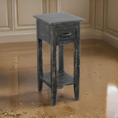 Komor Solid Wood End Table