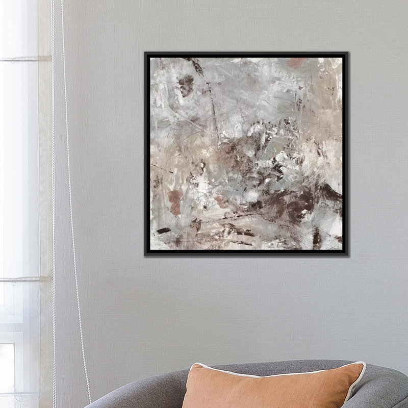 « display i », impression sur toile, H 18 po x l 18 po x P 1,5 po, Toile avec cadre noir, Pas de tapis