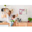 Wall Mounted cork board with print home decor message pin boards home office bulletin board ideas Flowers spring