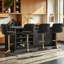 Tabouret de comptoir rembourré à hauteur ajustable-1824936471