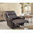 Dulles 39'' Wide Classic Nail Trimed Faux Leather Power Recliner With USB, Type-C, Zero Clearance Recliner