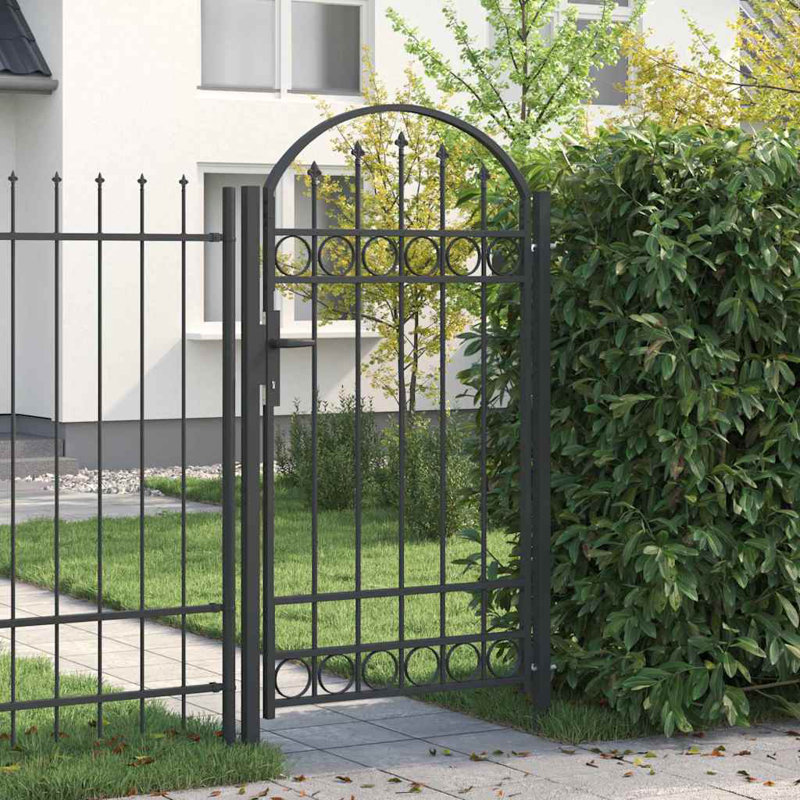 Gate with Gate in Grey, 100 x 175 cm