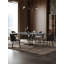 Table basse luxueuse en céramique avec base en forme de?-461890394