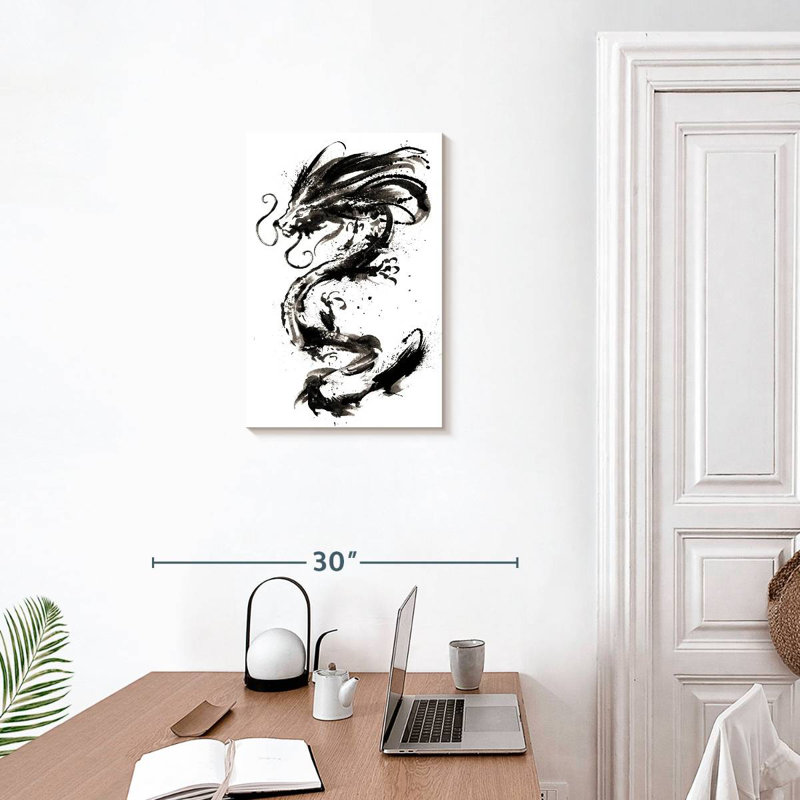 Asian Dragon, 24" H x 16" W