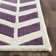 Deedie Hand Tufted Wool Chevron Rug