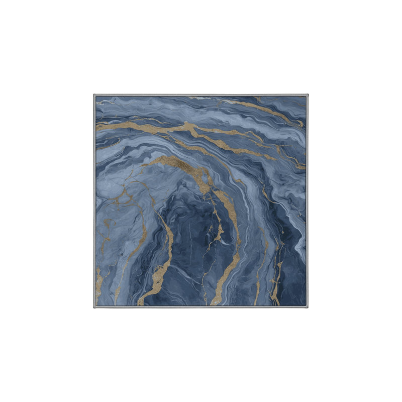 Machine Washable Gray Area Rug, Square 7'