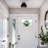 Hunter Erling 1 Light Medium Flush Mount Ceiling Light Fixture-112470977-112470978