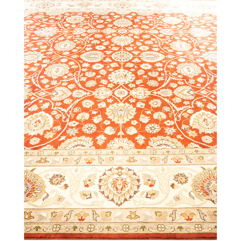 Classic One-of-a-Kind 9' 2" x 12' 4" Hand Knotted Area Rug