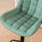 Zager Swivel Adjustable Height Bar Stool Leather Upholstered Counter Stools Round Base-92618625