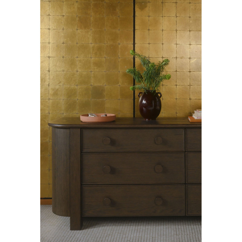 Loren 6 Drawer Dresser Dark Brown, Dark Brown