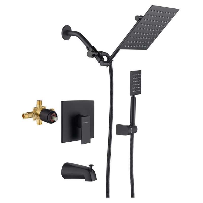 Système de douche complet avec valve brute