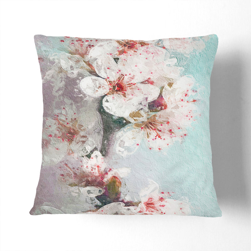 Square Throw Cushion, White, 55cm H x 55cm W x 20cm D