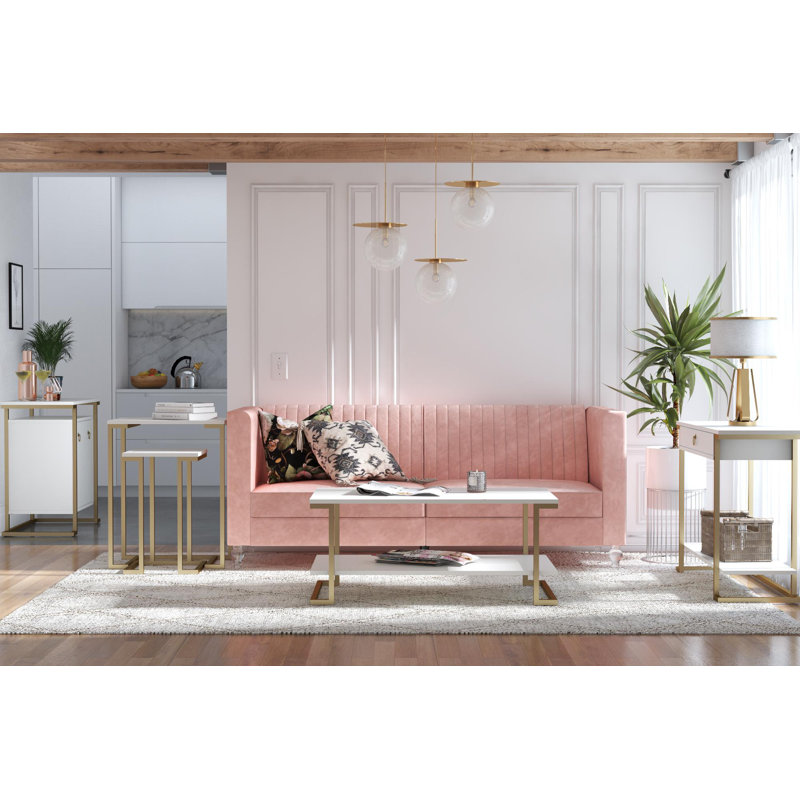 Annikka Frame Nesting Tables, White
