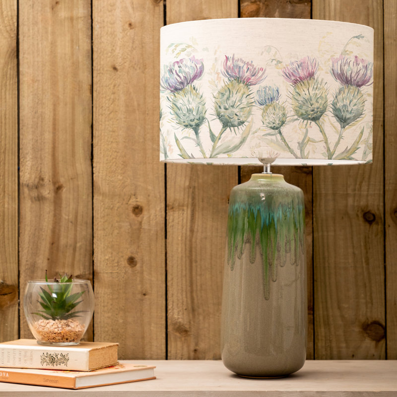 Thistle Glen Ceramic Table Lamp