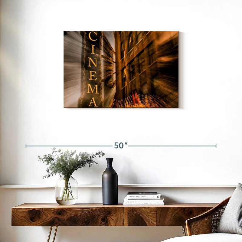 Lilie Cinema Sign, 20" H x 30" W