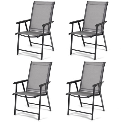 Foldable Outdoor Patio Dining Armchair