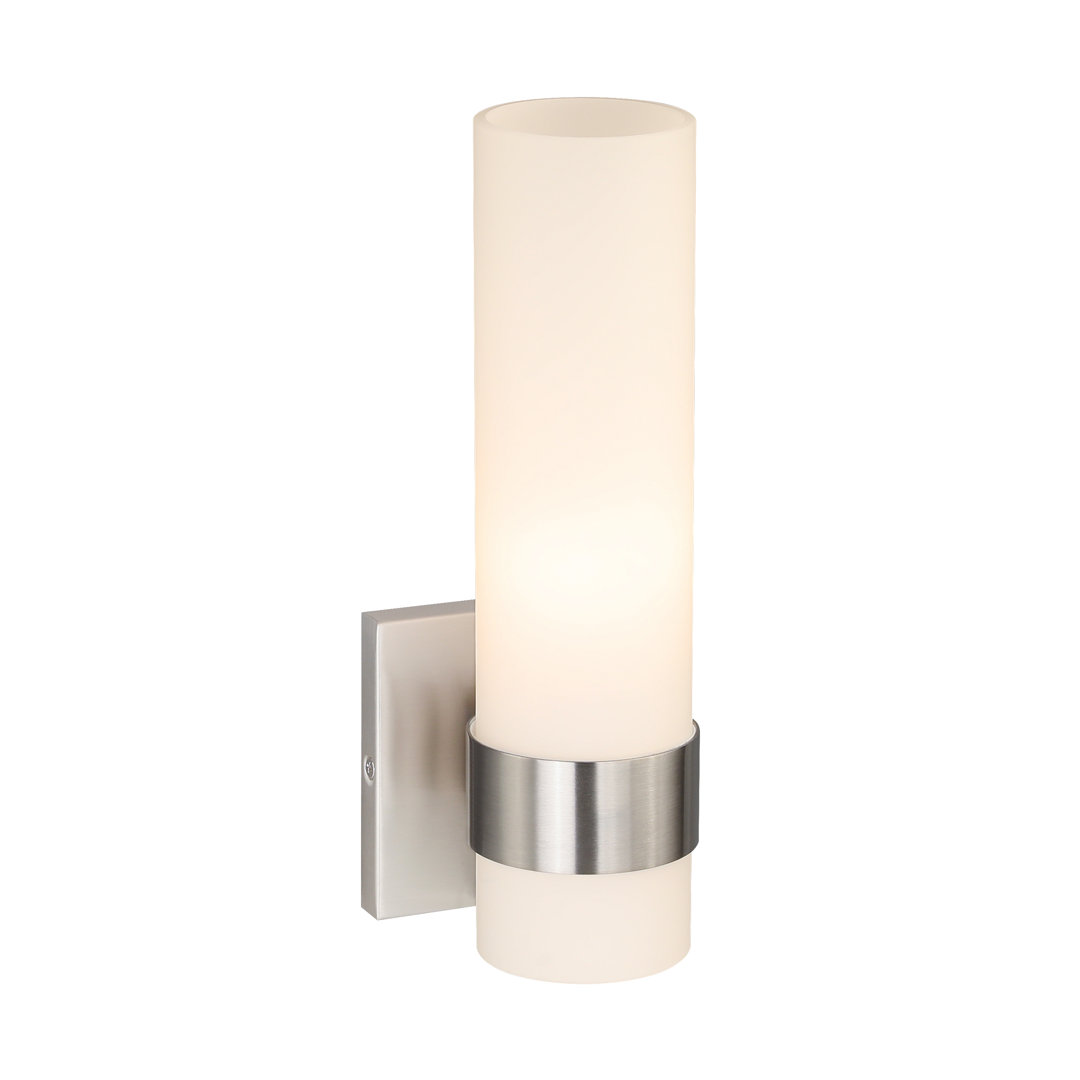 Sconces Wall Lighting, 1 Light Ada Wall Sconce, Vintage Bathroom Vanity Light With Tube Glass Everly Quinn 