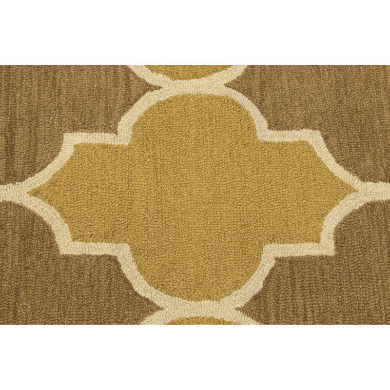 Tapis oriental doré moderne 5 x 8