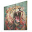 Lion brun et brun - lion animal sur bois-1465858205