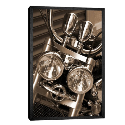 Harley Motorcycle - Print on Canvas