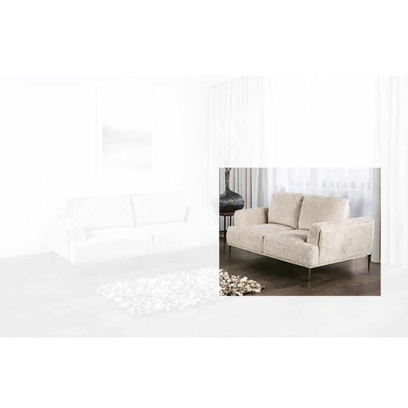 Urbank Loveseat, Light Brown