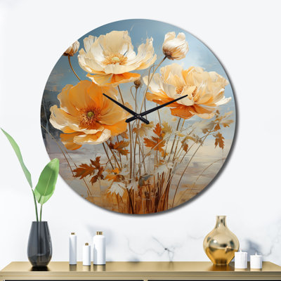 Maulik - Floral Wall Clock