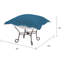 Repose-pieds avec coussin sunbrella Misayo-550188016-550188028
