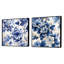 Wainscott - Ensemble de 2 collages floraux carrés-101865169-101865170