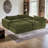 Boneless 116'' Modular Oversized Chenille Sofa with Movable Ottoman & Deep Seating-238460588