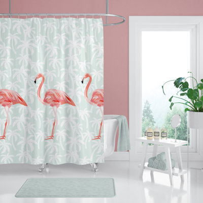 Truvy Polyester Shower Curtain