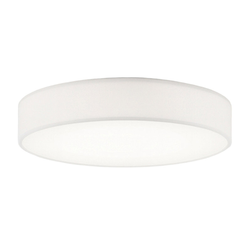 Raasch 1-Light LED Flush Mount, 3.74"H x 19"W x 19"D, White