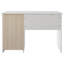 BUREAU ÉCRAN DE 43 POUCES AVEC ARMOIRE BLANC-1398785811