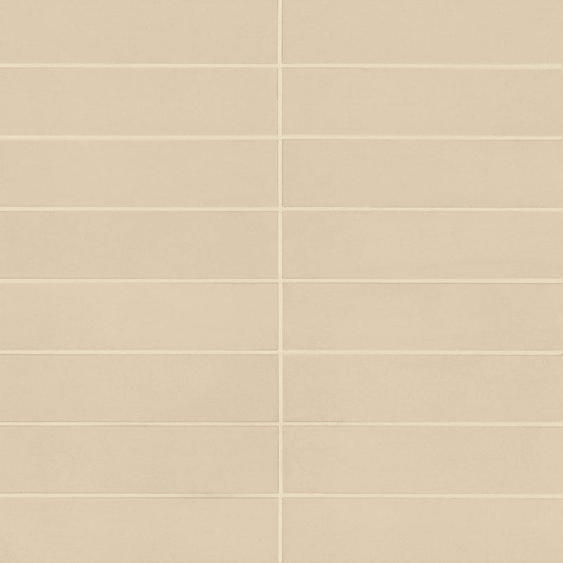 Carreau de porcelaine pour mur et plancher 3 po x 12 po Sahara, Écru