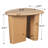 Tapered Tabletop Side Table
