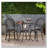 3PC CAST BISTRO SET W ICE BUCKET