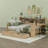 Tiaisha Full Size Multi-functional Bed with Two Storage Drawers and Study Desk-1340076102