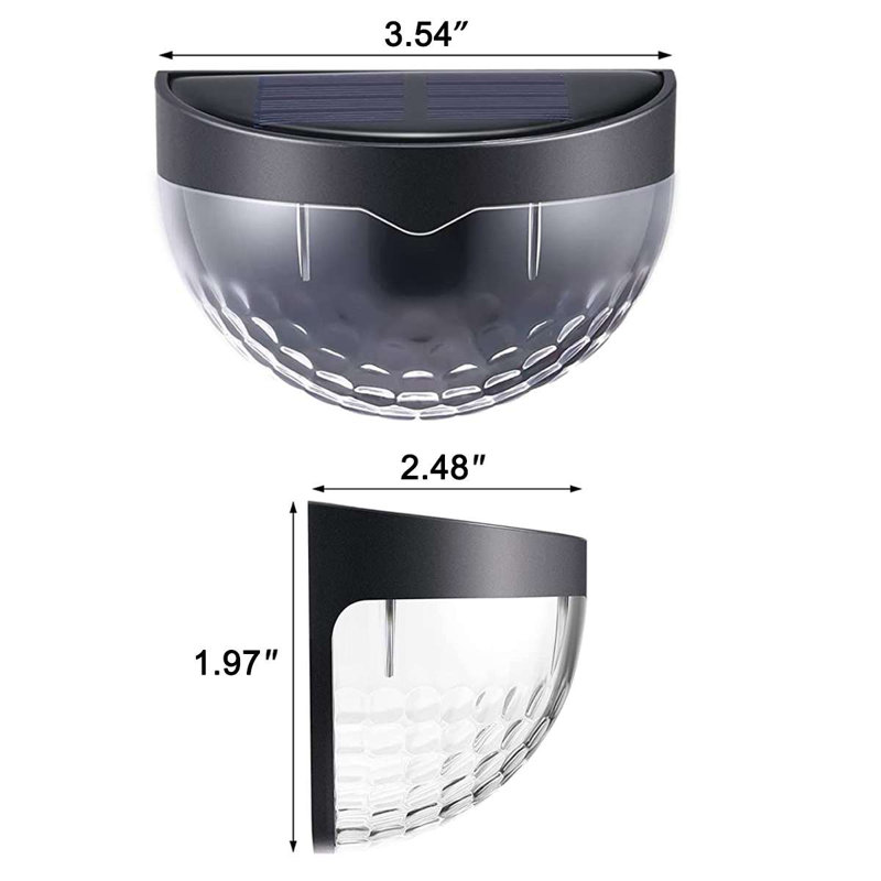Solar Powered Integrated LED Deck Light Pack, White