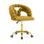 Chaise de bureau pivotante en velours-756362140