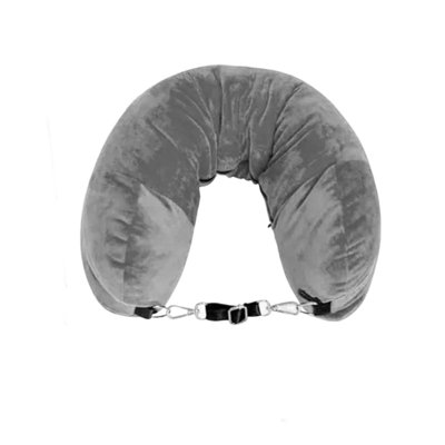 a satchel Travel Headrest Soft  Can Be Filled With Clothes Luggage Pillowcases Outdoor Multifunctional U-shaped Portable Headrest