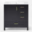 Meuble-lavabo simple 30 po avec comptoir en céramique-236248541