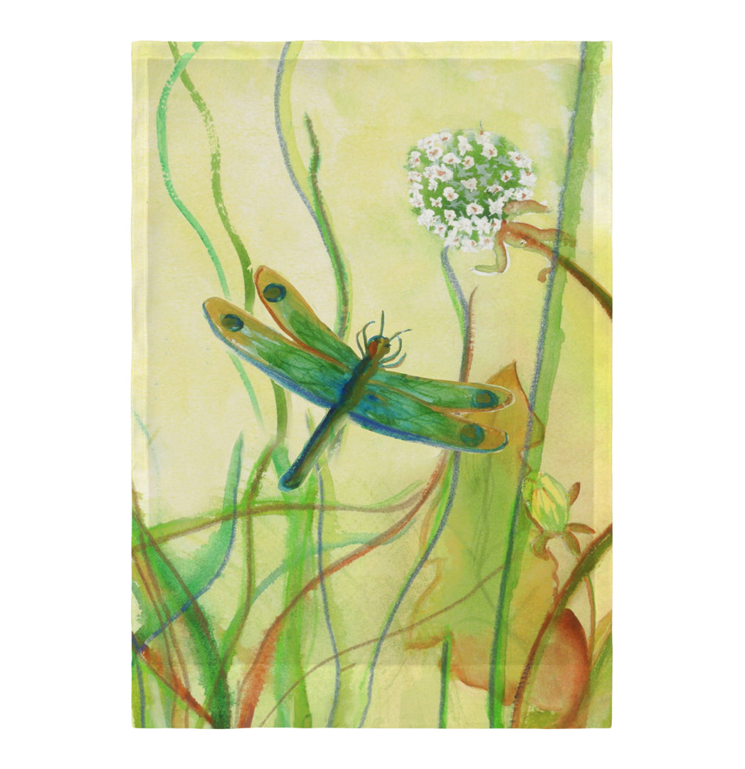 Gildford Dragonfly Polyester House Flag August Grove® 