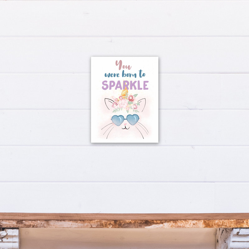 Art sur toiles nés à sparkle Bowman, H 14 po x l 11 po x P 1,25 po