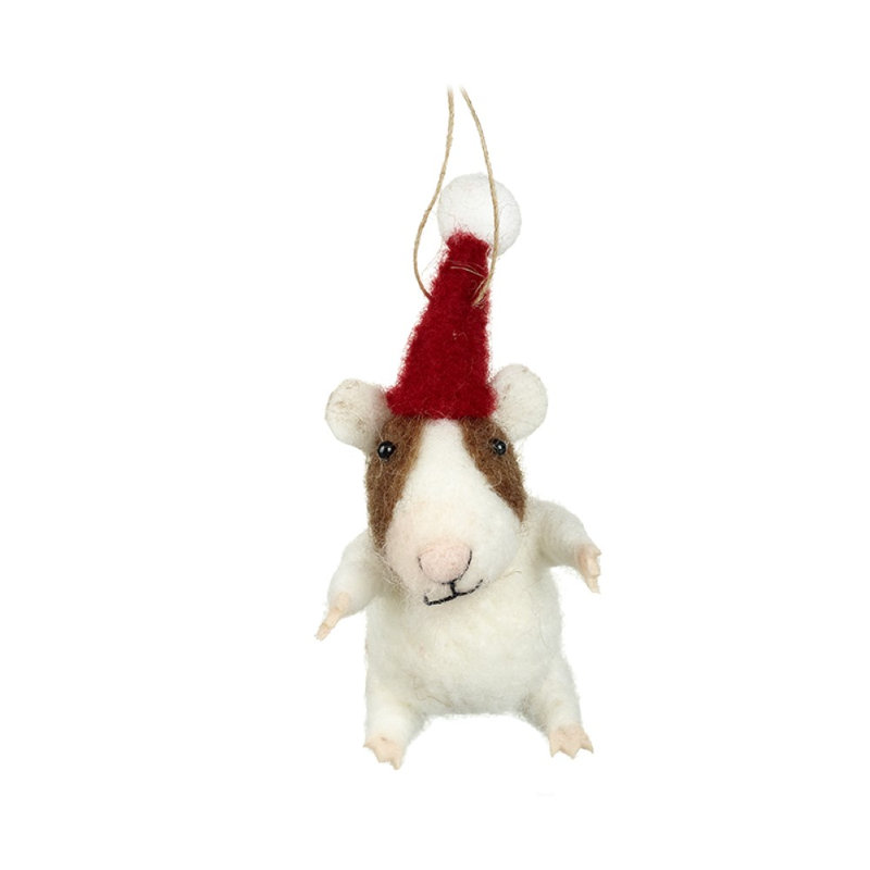 9cm Fabric Animals Hanging Figurine Ornament