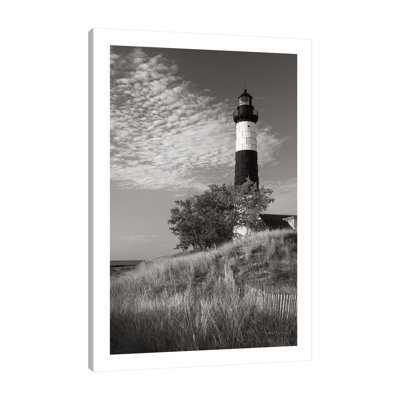 «Big Sable Point Lighthouse II BW», toile tendue par Alan Majchrowicz