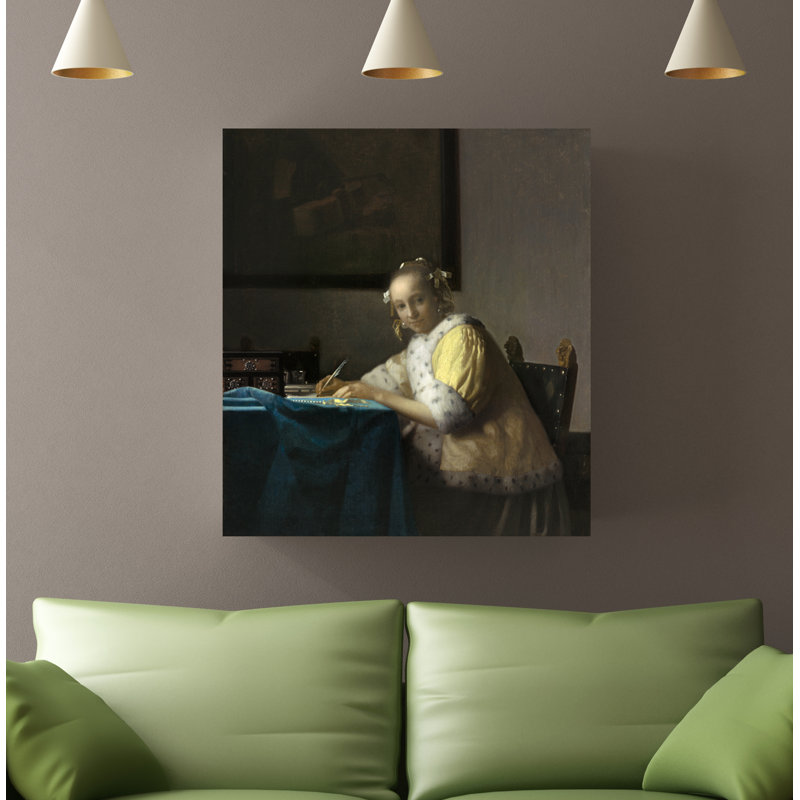 Johannes Vermeer - Wrapped Canvas Print, 46cm H x 31cm W
