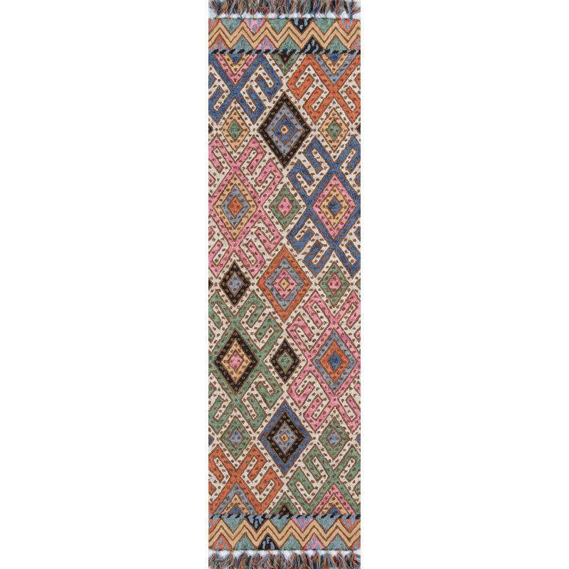 Ramage Wool Southwestern Indoor Rug, Runner 2'3" x 8'